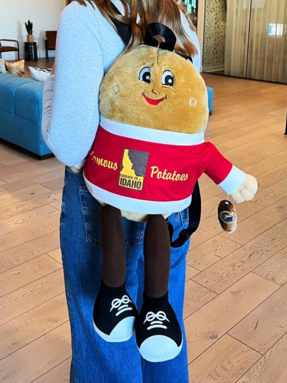 NWT Spuddy Buddy Plush Backpack 2025 & Mini Spuddy Buddy Beanie Plush - Picture 2 of 13